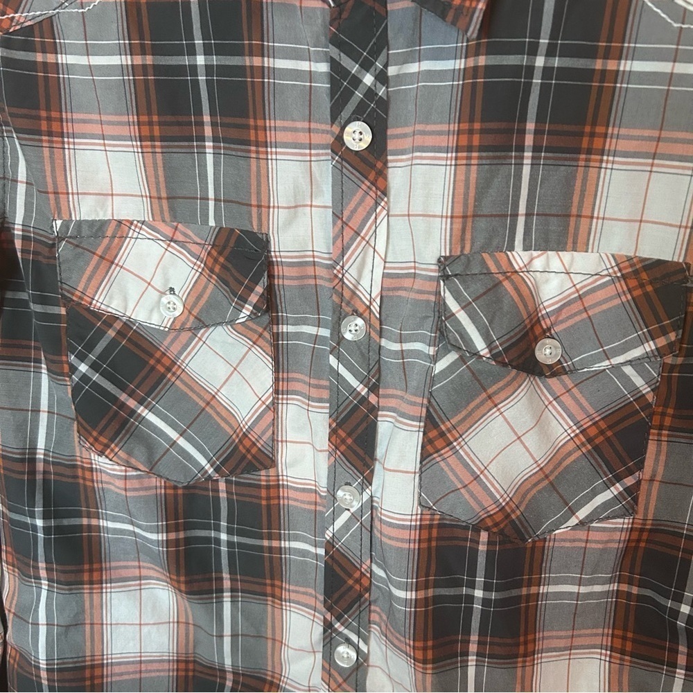 Reclaim standard fit western plaid shirt small great condition Buckle - Picture 2 of 4